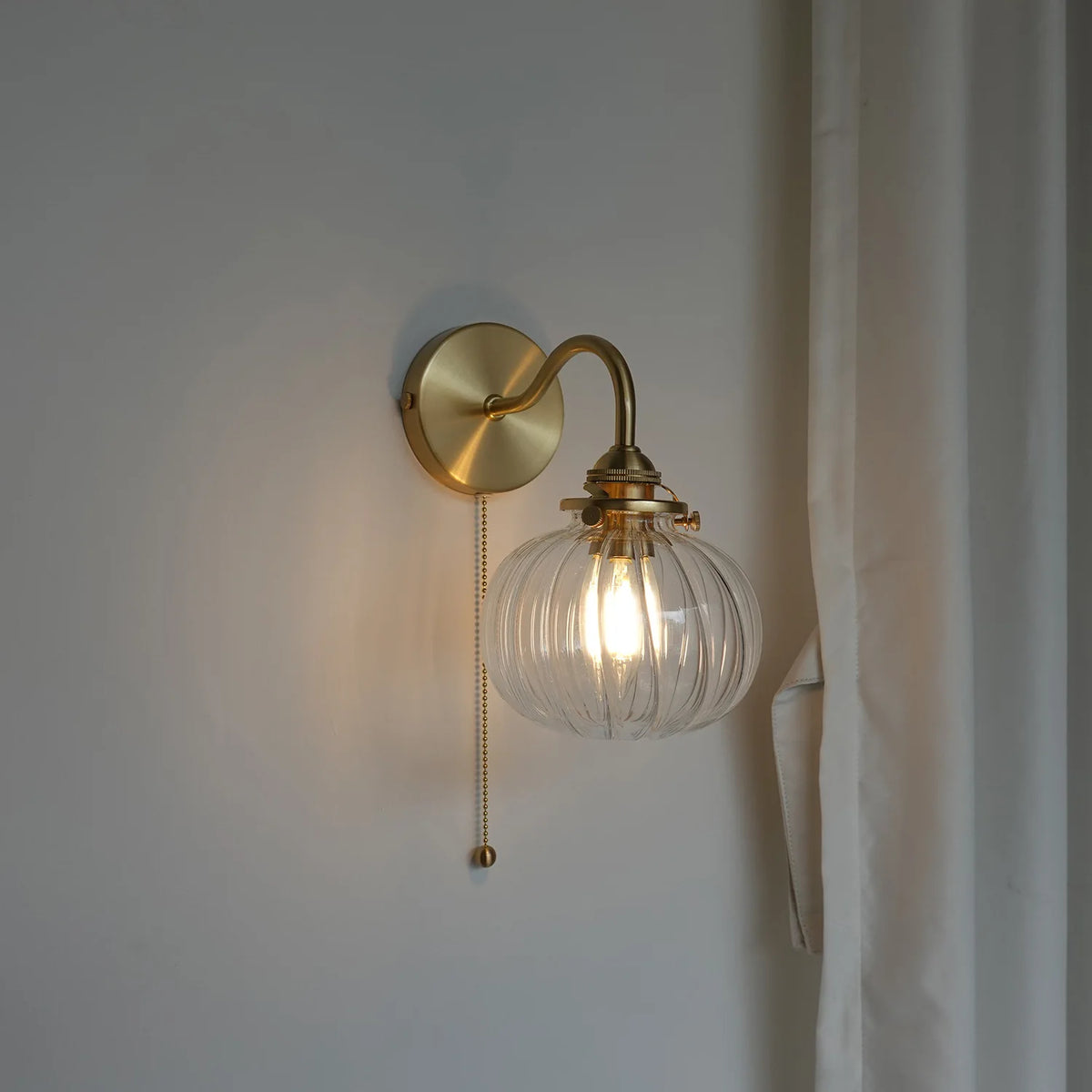 Iwhd Little Glass Ball Led Wall Light Fixtures