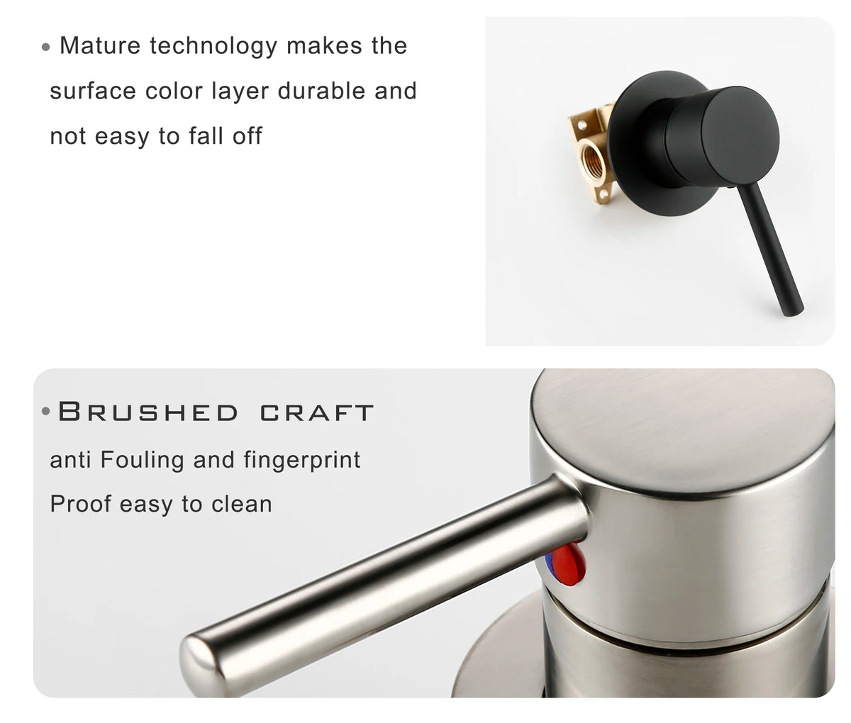 Bagnolux Black Chrome Rose Gold Brushed Polished Brass