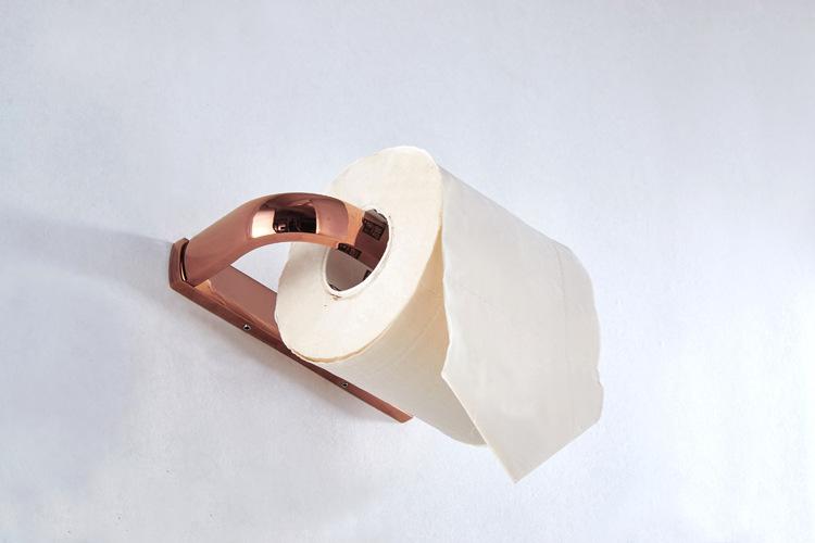 Biggers Luxury Rose Gold Copper Bathroom Paper Holder