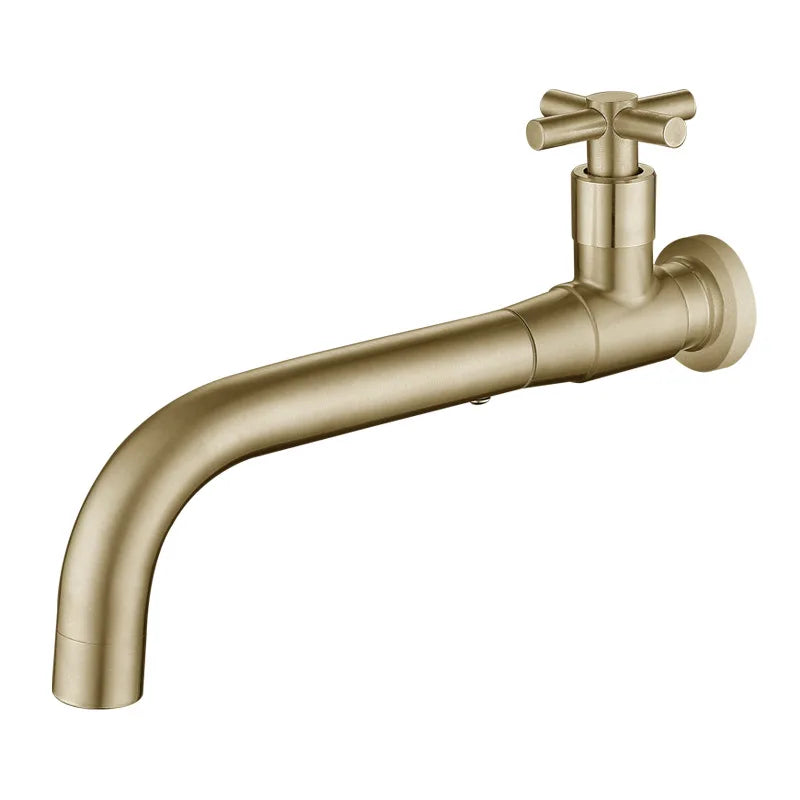 Basin Sink Faucet Bathroom Cold Water Tap Wall