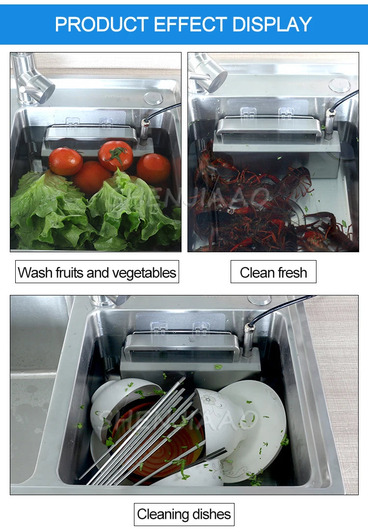 110v/220v Sink Dishwasher Small Free-Standing Installation-Free
