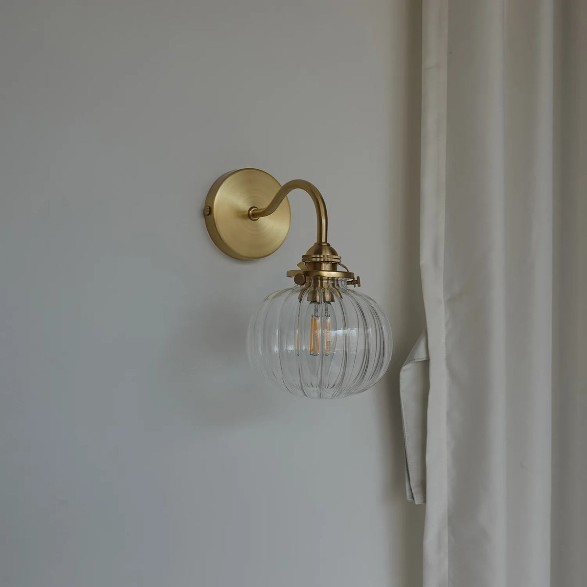 Iwhd Little Glass Ball Led Wall Light Fixtures