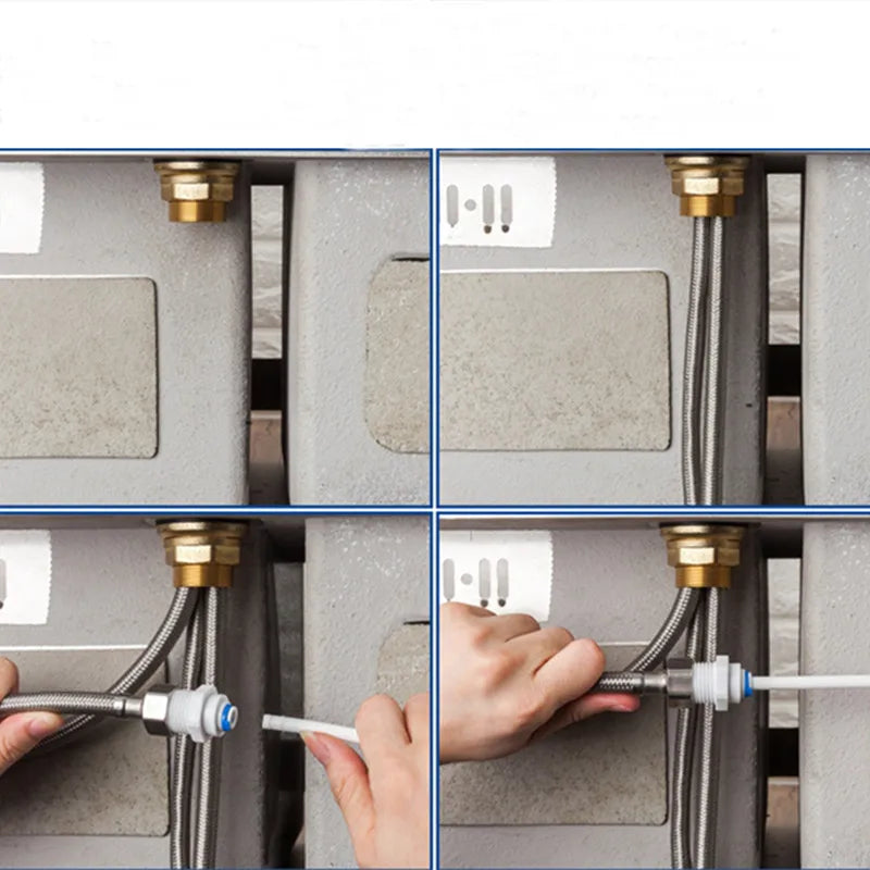 Brushed/Chrome Brass Filter Faucets 360 Rotate Faucets Water