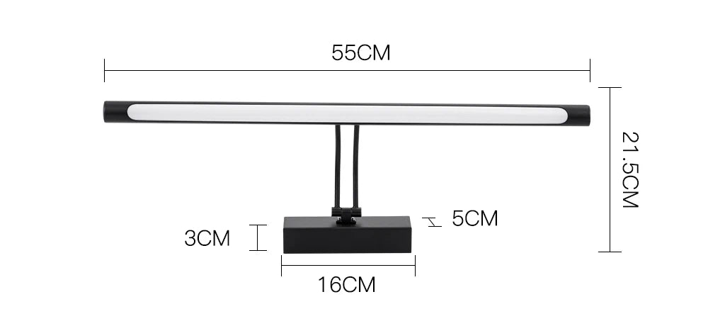 Luckyled Modern Mirror Light Bathroom Wall Lamp Loft
