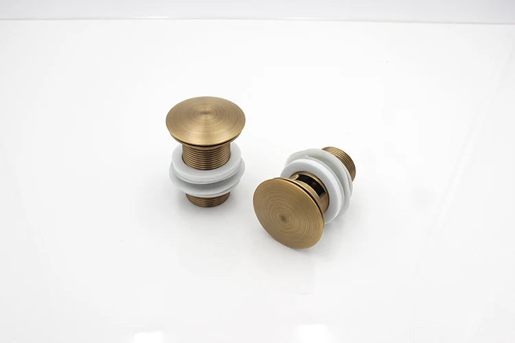 Bathroom Basin Sink Pop Up Drain Antique Brass