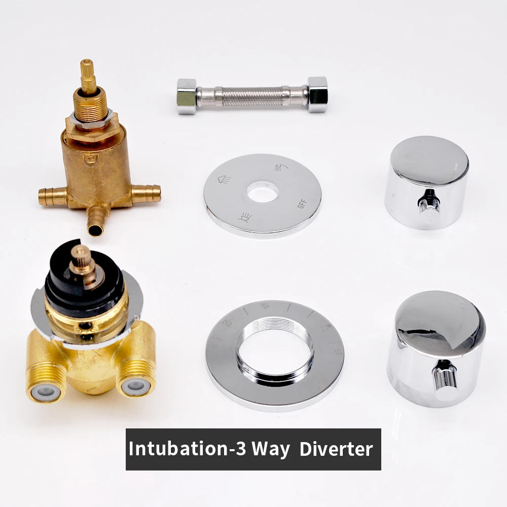 Split Type Thermostatic Shower Cabin Faucet Tap Shower