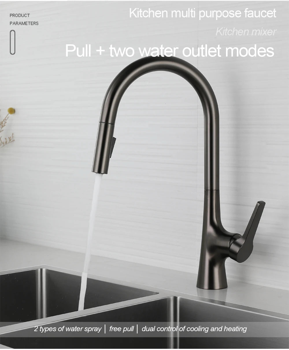 Smesiteli Gun Gray Brass Hole Deck Mounted 360