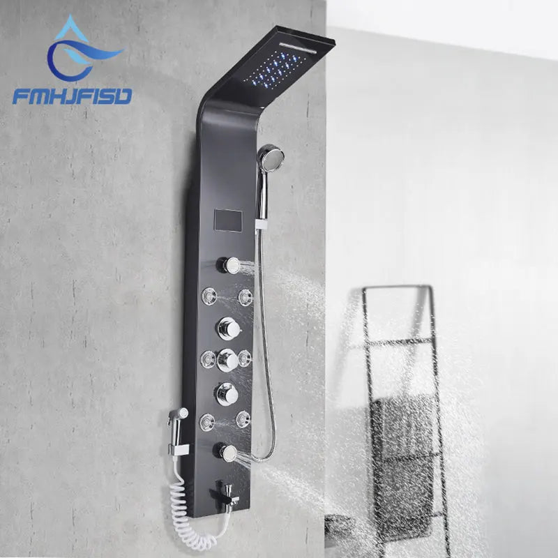 Led Bath Shower Faucet Digital Display Bath Shower