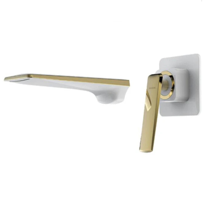 Black Rose Gold Wall Mounted Bathroom Basin Sink