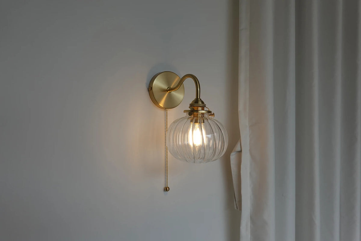 Iwhd Little Glass Ball Led Wall Light Fixtures