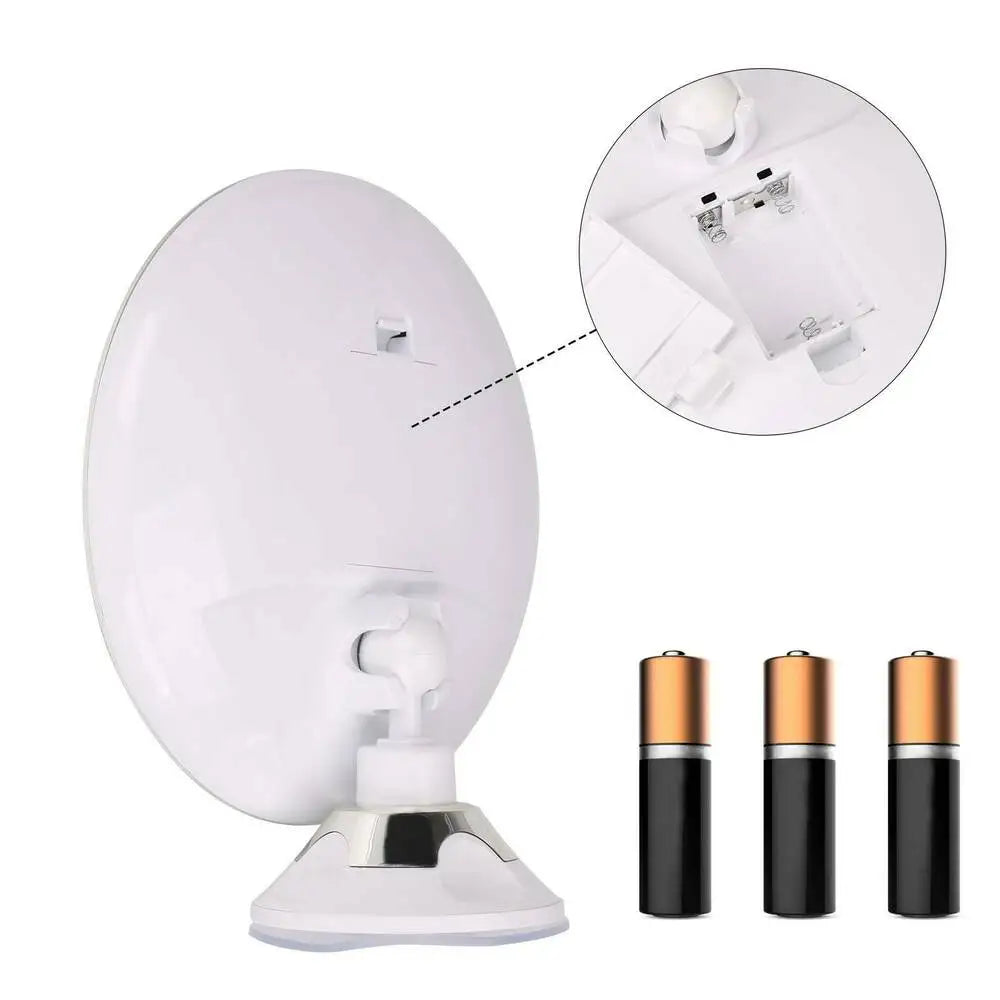 Flexible Makeup Mirror 10x Magnifying Mirrors 14 Led