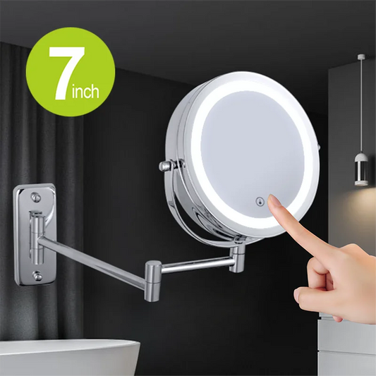 Folding Arm Extend Bathroom Mirror Led Light Inch