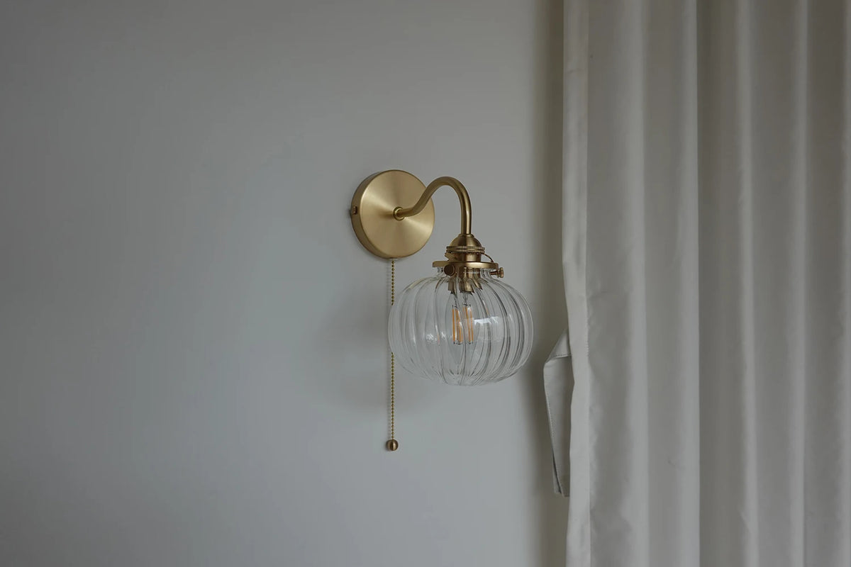 Iwhd Little Glass Ball Led Wall Light Fixtures