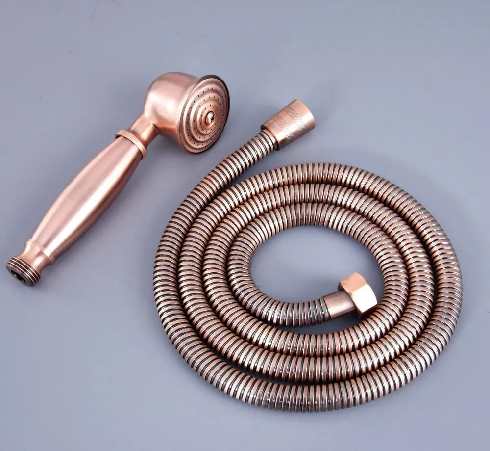 Red Copper Antique Telephone Hand Held Shower Head