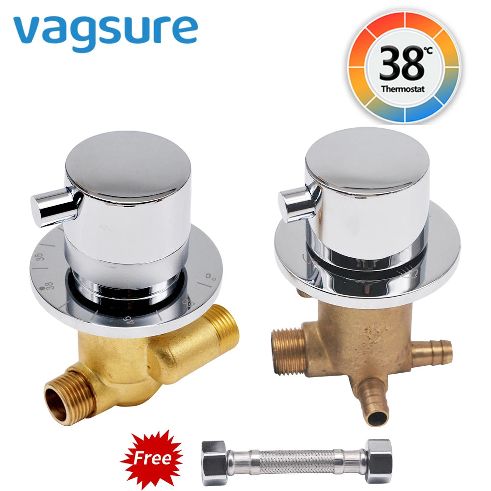 Split Type Thermostatic Shower Cabin Faucet Tap Shower