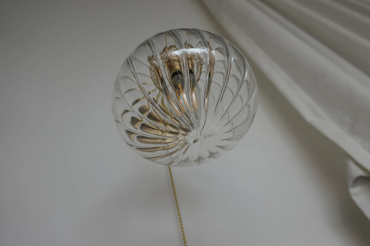 Iwhd Little Glass Ball Led Wall Light Fixtures