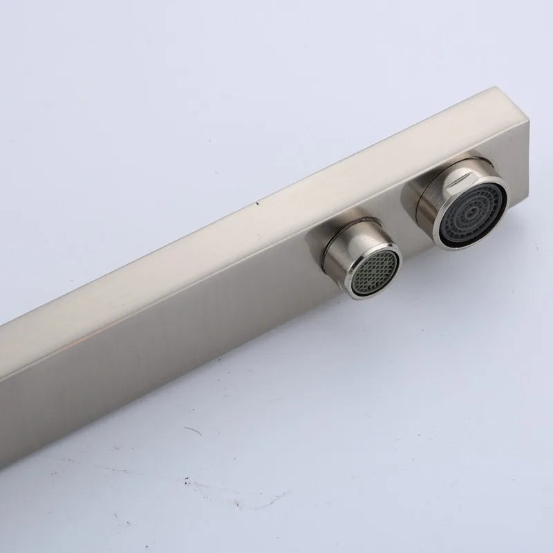 Brushed/Chrome Brass Filter Faucets 360 Rotate Faucets Water