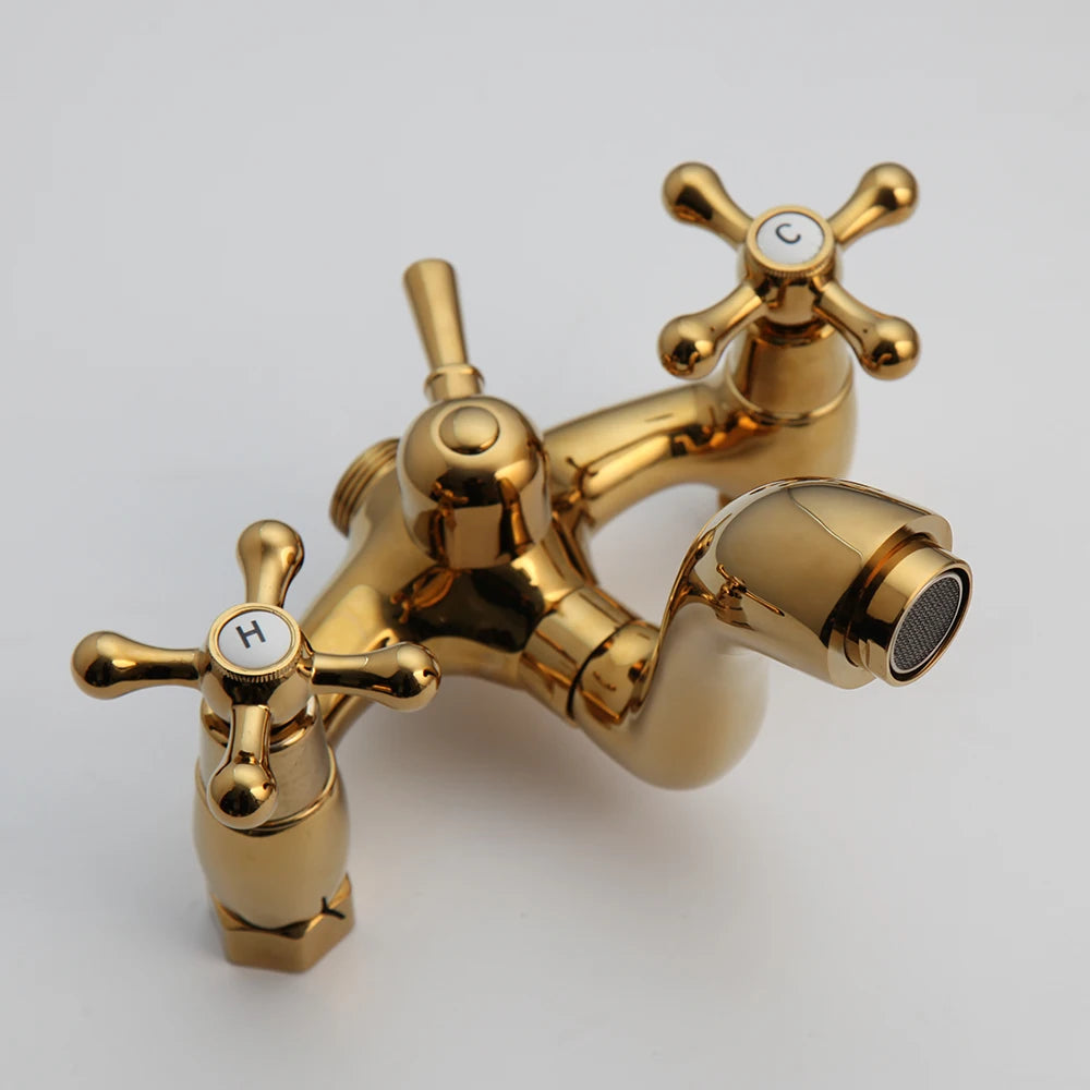 Kemaidi Gold Shower Faucet In Wall Stainless Steel