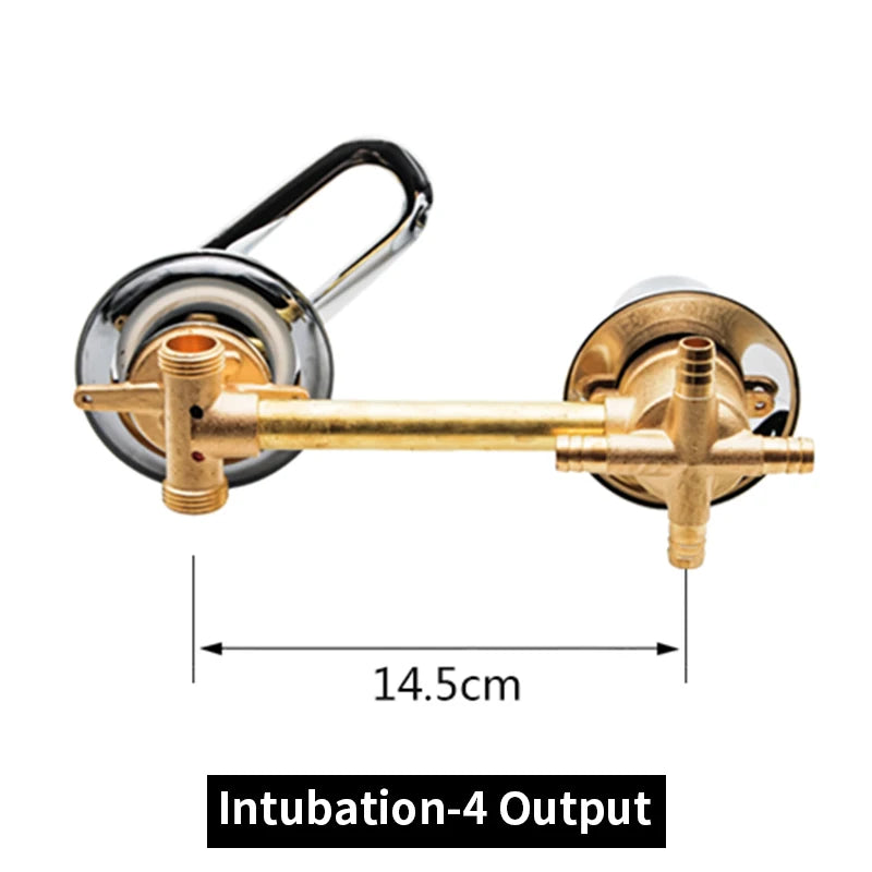 Vagsure 2/3/4/5 Ways Water Outlet Cold Intubation 10/12