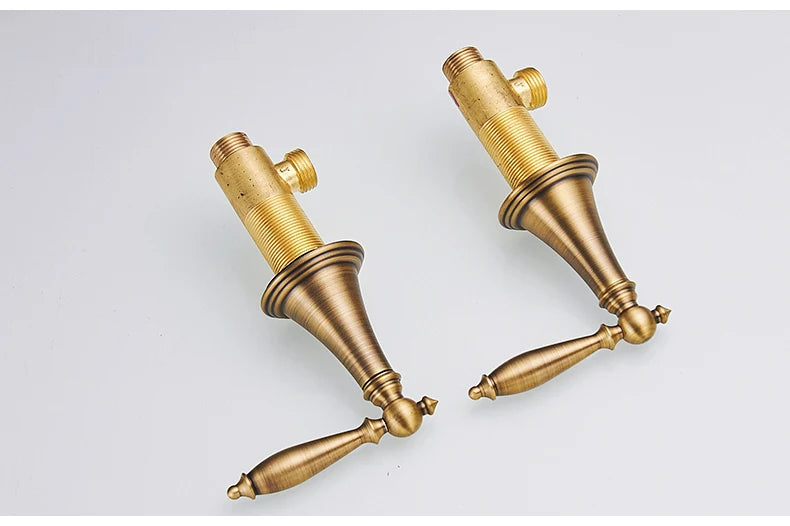 Ellen Antique Bronze Bath Sink Faucet Double Handle