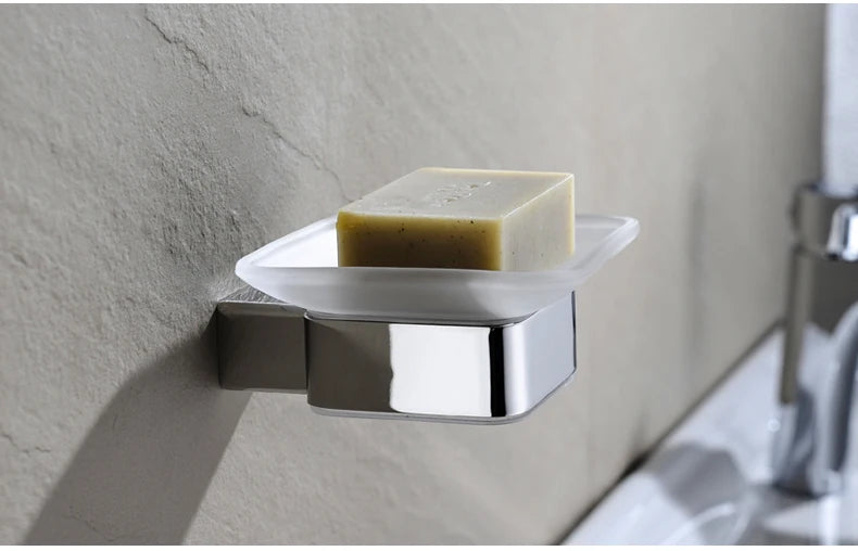 Stainless Steel Bathroom Wall Shelf Towel Bar Rack
