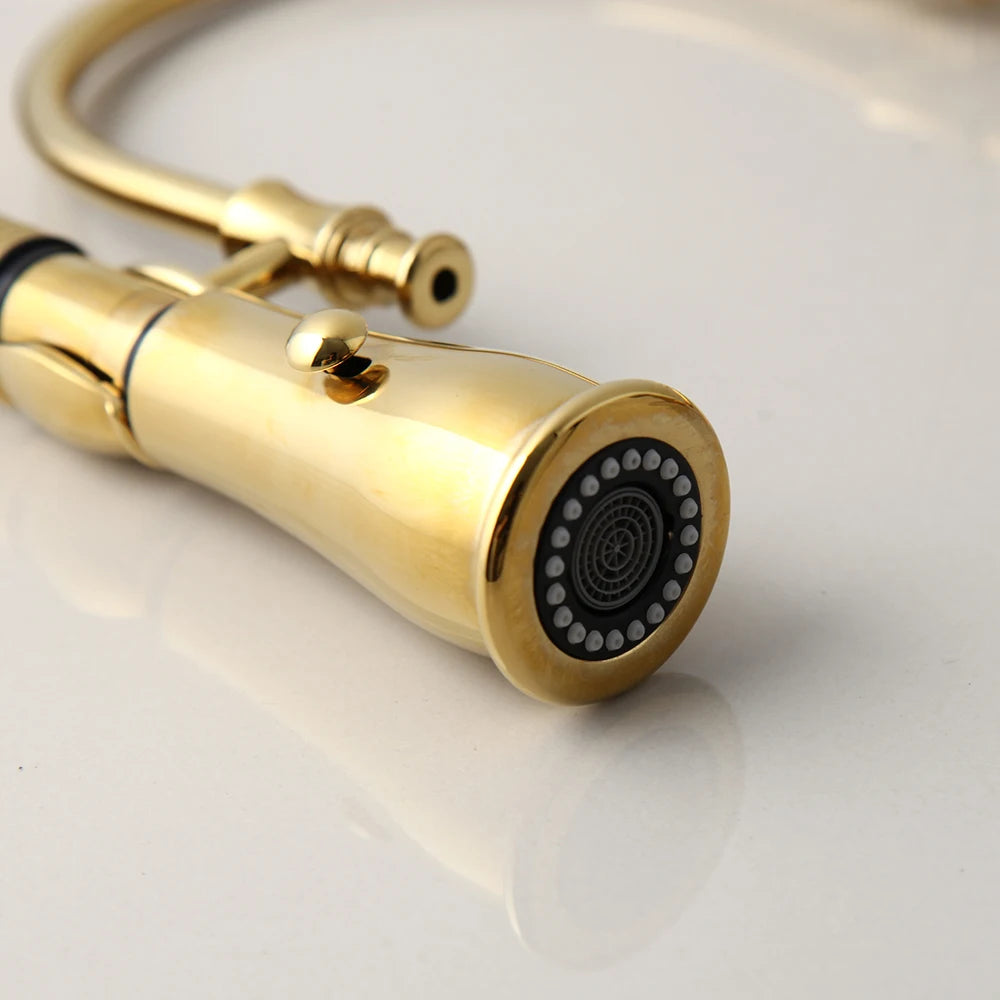 Zappo Gold Chrome Sink Faucet High Arc 360