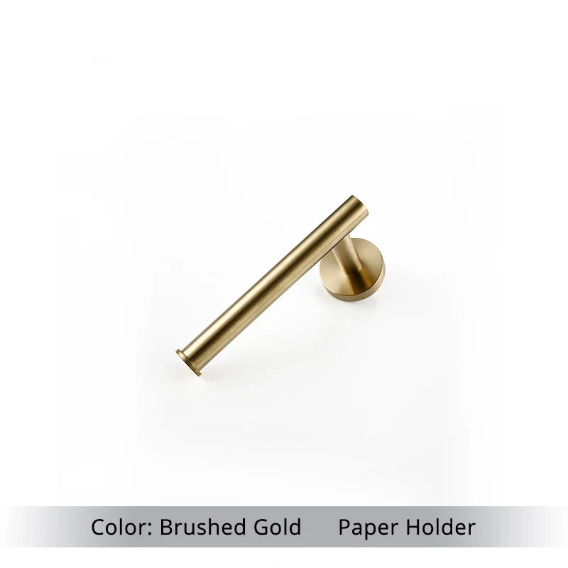 Brushed Gold Bathroom - Wall Mount Hand Towel