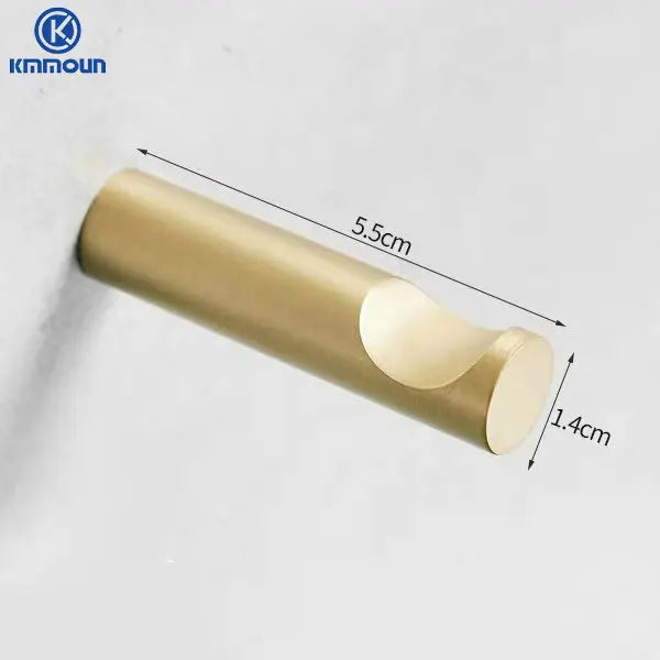 Brush Gold Stainless Steel Clothes Hook Wall Mounted
