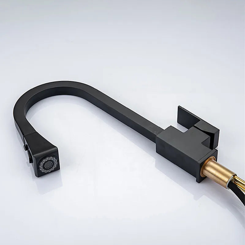 Touch Faucet Square Pull Out Sink Mixer Tap