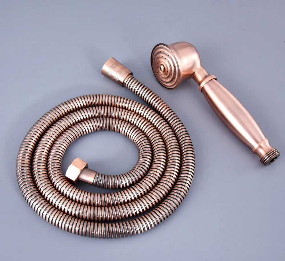 Red Copper Antique Telephone Hand Held Shower Head