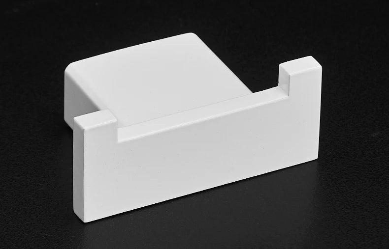 White Painted Stainless Steel Robe Hooks Wall Hang
