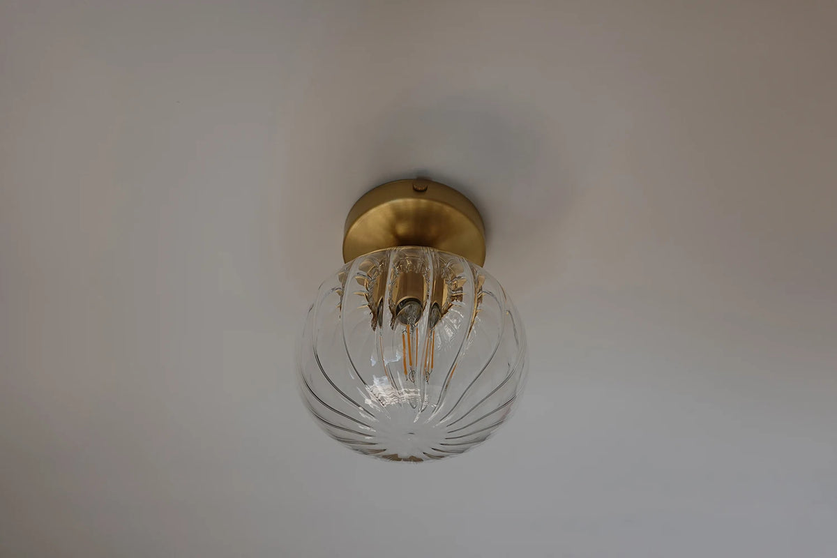 Iwhd Little Glass Ball Led Wall Light Fixtures