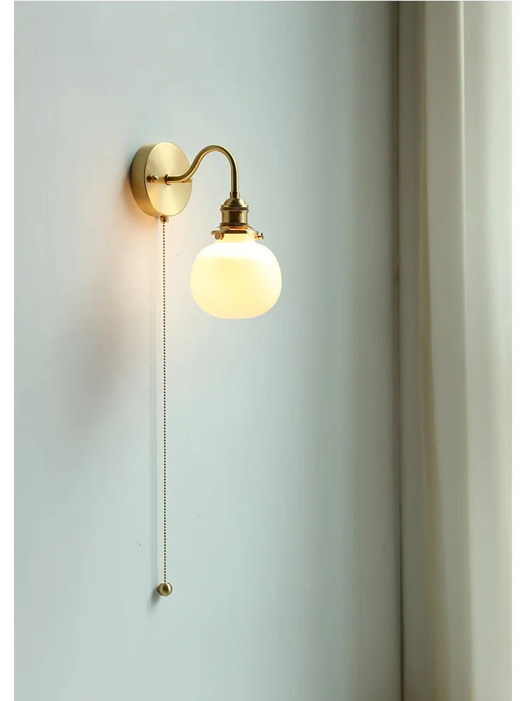 Iwhd Nordic Led Bathroom Mirror Light Fixture Pull