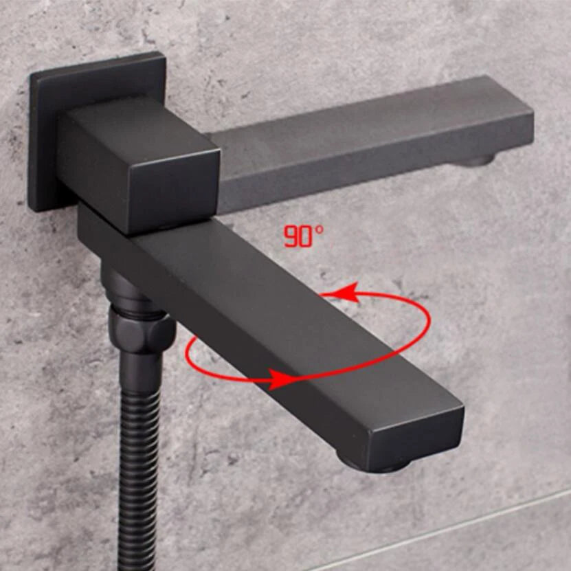 Brushed Gold Or Black Wall Mounted Faucet Diverter