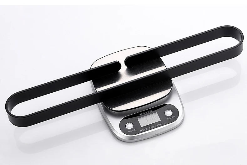 30-50cm Black Bath Towel Holder Bathroom Towel Rack