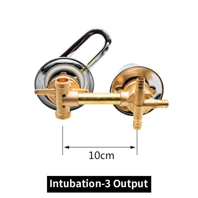 Vagsure 2/3/4/5 Ways Water Outlet Cold Intubation 10/12