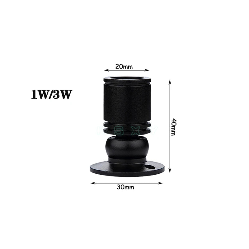3w Led Recessed Cabinet Mini Spot Light 110v