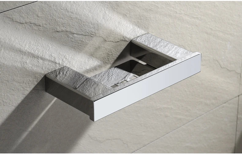 Stainless Steel Bathroom Wall Shelf Towel Bar Rack