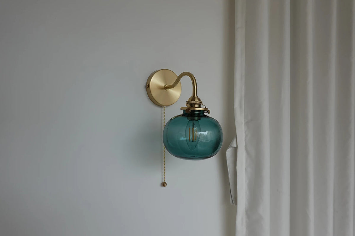 Iwhd Little Glass Ball Led Wall Light Fixtures