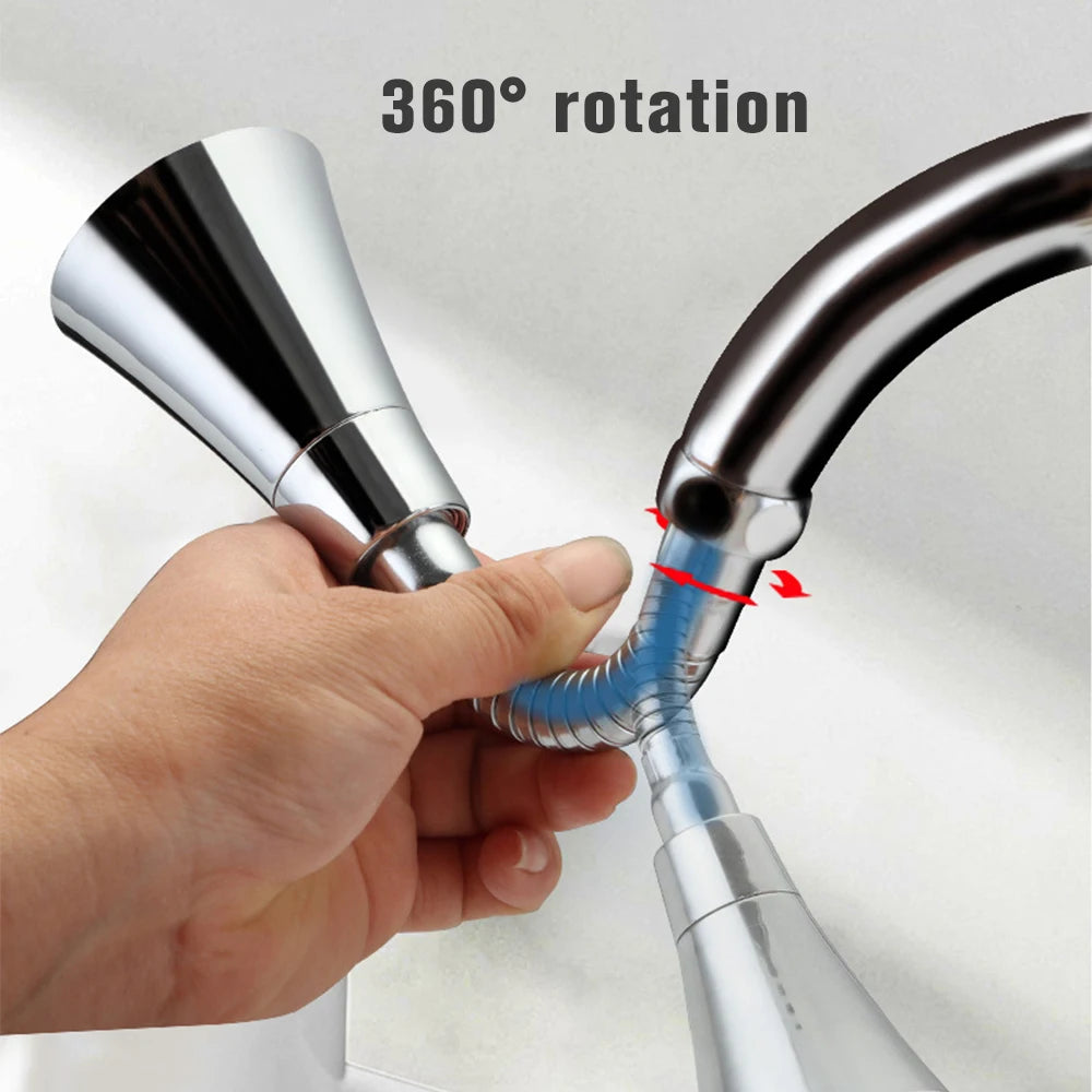 Universal Water Faucet Adjustable Pressure 360 Degree Rotating