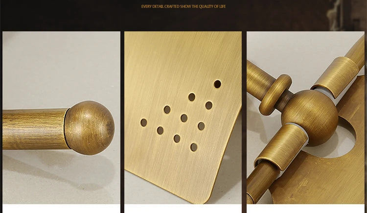 Solid Brass Bathroom Hardware Sets Antique Bronze Bath