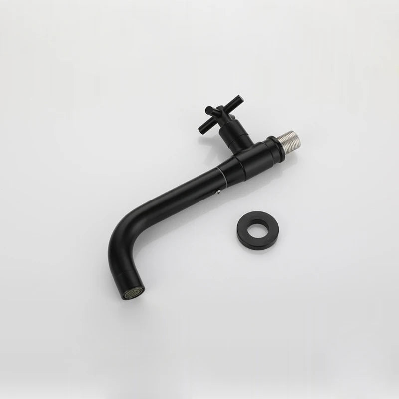 Basin Sink Faucet Bathroom Cold Water Tap Wall