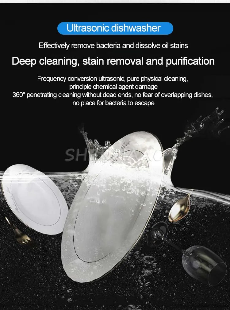 Sink Dishwasher Automatic Ultrasonic Dishwasher Small