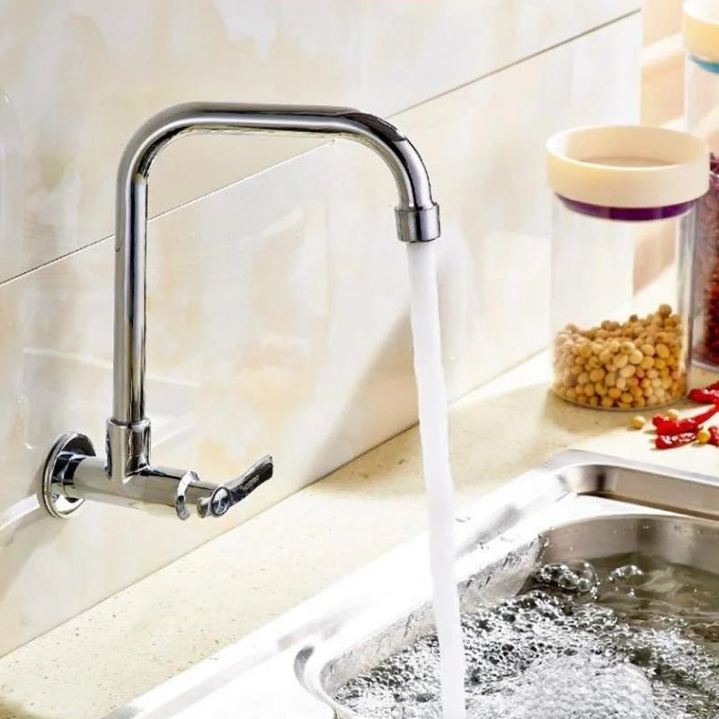 Wall Mount Cold Tap 360 Rotating Swivel Hole