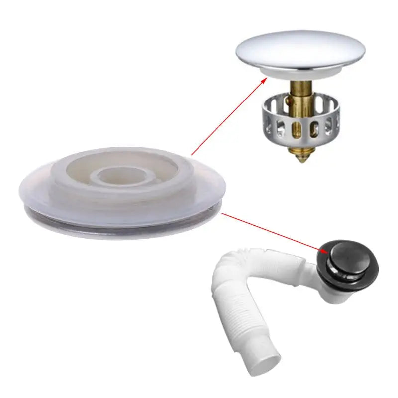 1pc Basin Bounce Button Pop-Up Drain Plug Sink