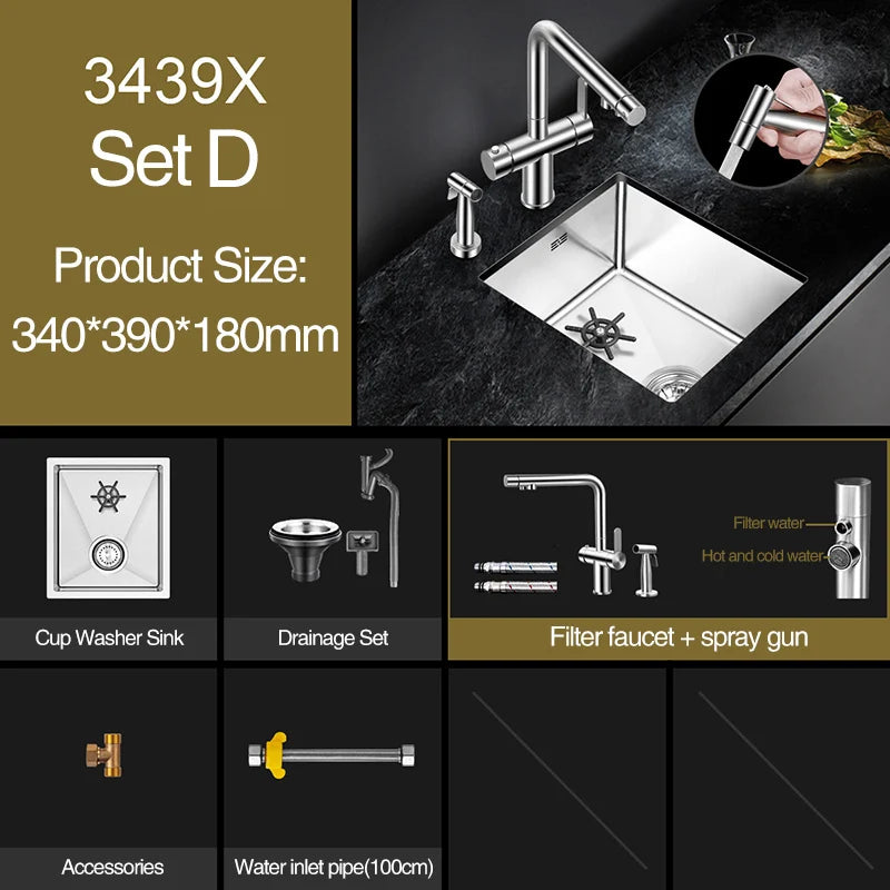 Asras Cup Washer Bar Counter Sink 304 Stainless