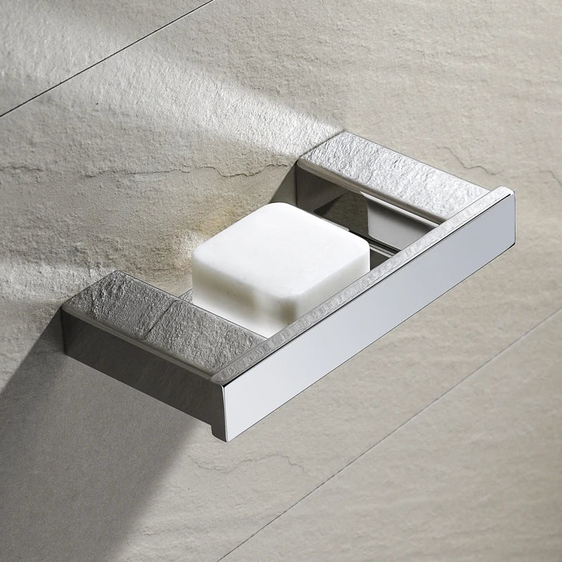Stainless Steel Bathroom Wall Shelf Towel Bar Rack