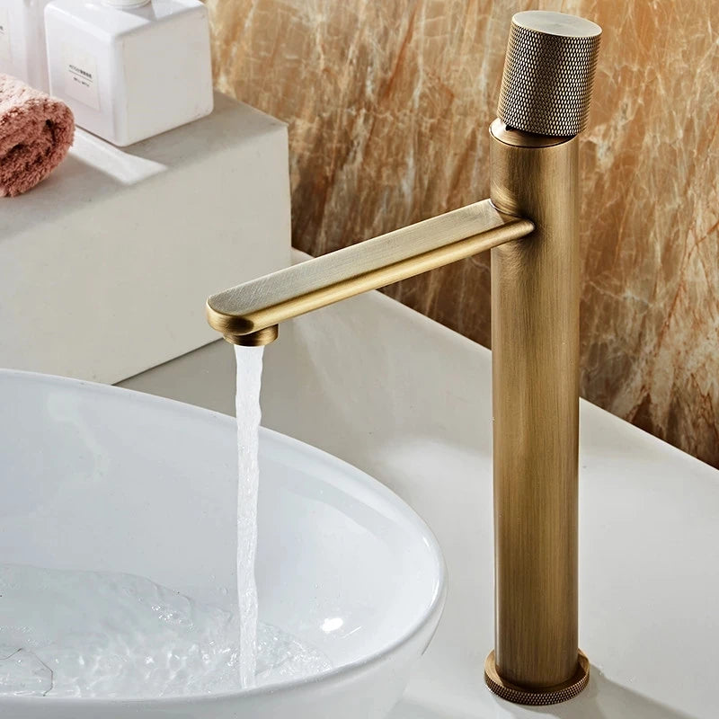 Basin Faucets Antique Bronze Bathroom Faucet & Cold