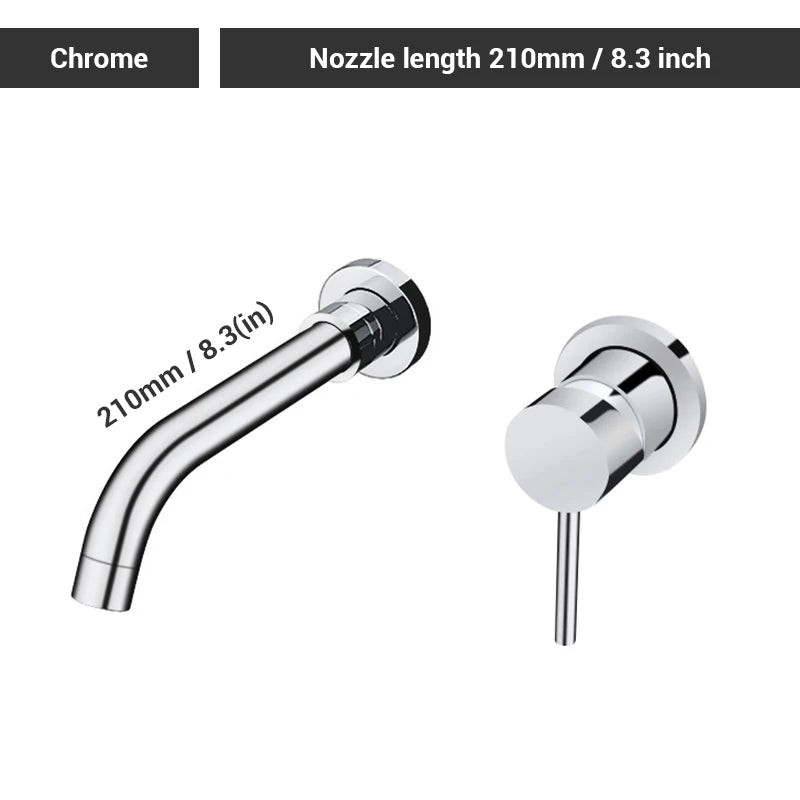 Black Bathroom Sink Faucet Brass Tap Cold Wash