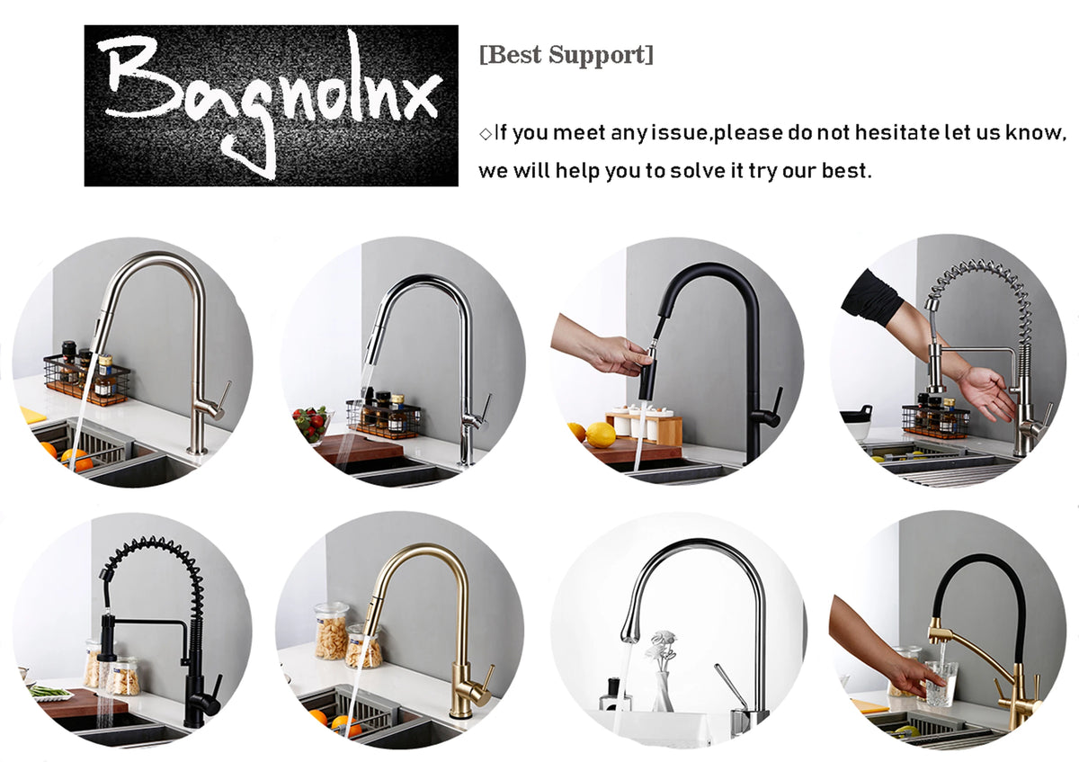 Gunmetal Faucet Pull Down Sprayer Handle Hole Pull